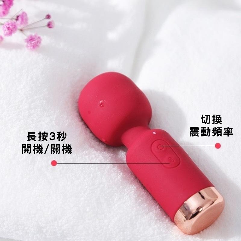 迷你女用電動防水按摩棒 知逗 AV棒 按摩棒情趣 陰蒂刺激按摩器 AV震動棒 自慰棒-細節圖4