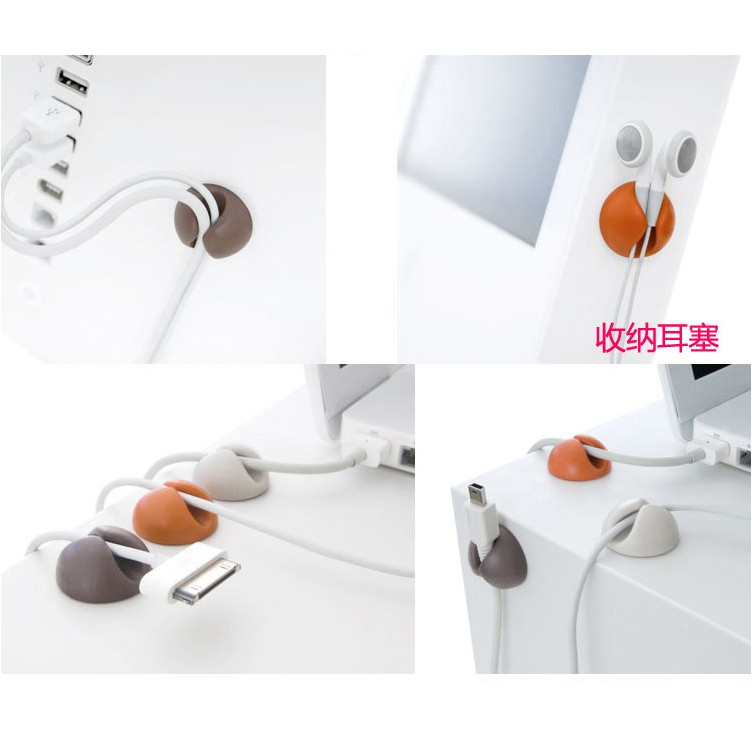 【台灣現貨】 桌面固線器 耳機線固定 傳輸線固定 桌面收納 固線器 耳機線收納 充電線收納 收納-細節圖5