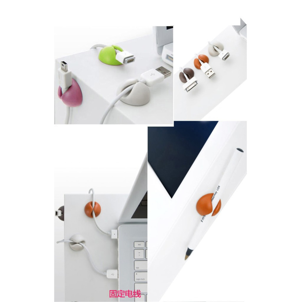 【台灣現貨】 桌面固線器 耳機線固定 傳輸線固定 桌面收納 固線器 耳機線收納 充電線收納 收納-細節圖7