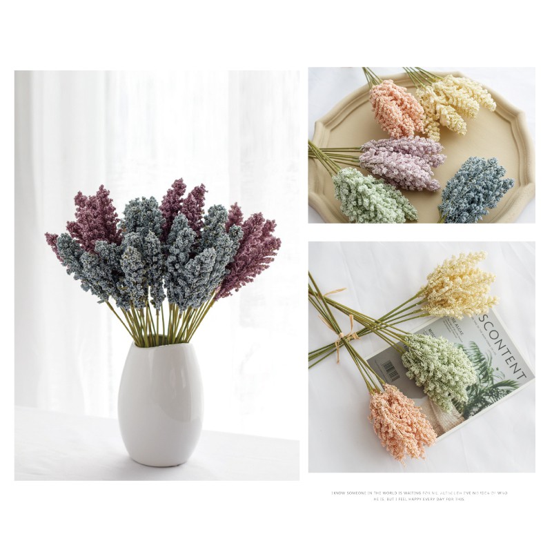 [台灣出貨] 麥穗花 單支 仿真花 麥穗田園花 永生花 人造花 婚禮佈置 居家裝飾-細節圖7