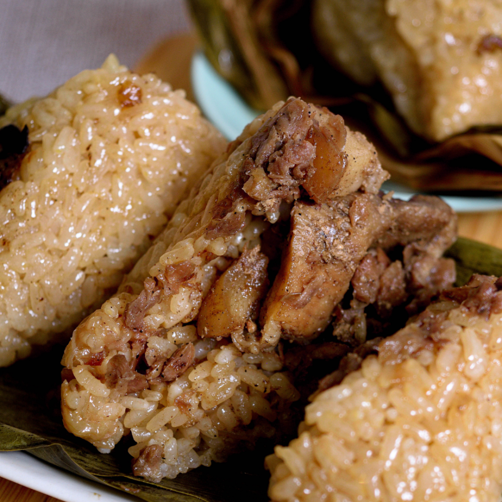 ★鄉港食品/米食文創館★古早味菜脯肉粽(10粒) 傳統米食 端午節肉粽 粽子 肉粽推薦【冷凍】-細節圖2