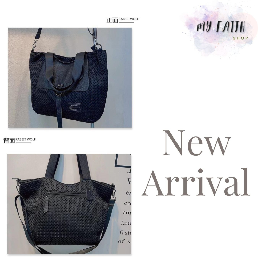 【MY FAITH】韓國超大牛皮網袋旅行袋 旅行包 摺疊包 媽媽包 大容量 購物袋 短途旅行包 行李袋 健身包 多用途-細節圖4
