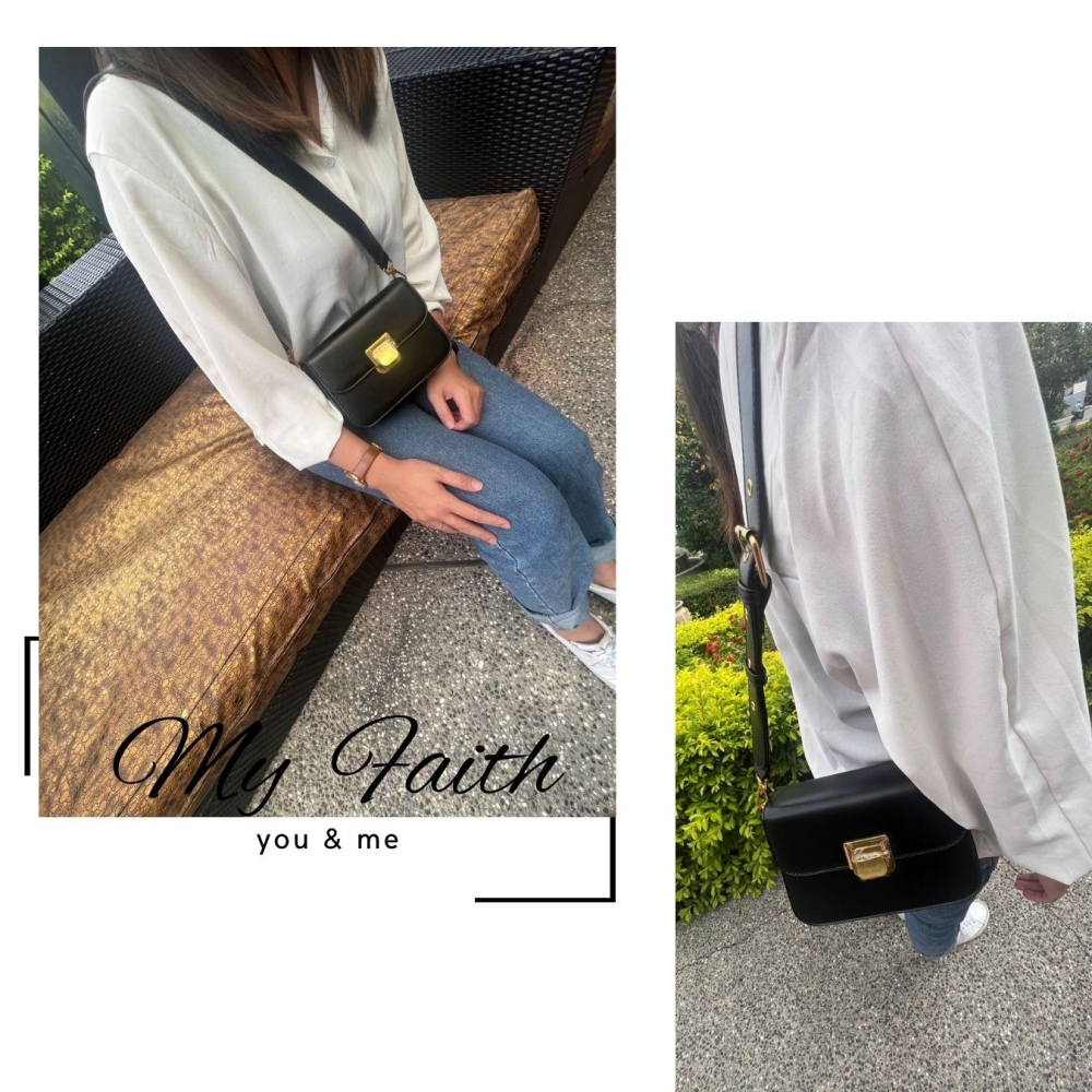 【MY FAITH】韓版秋冬款豆腐包 現貨免運 台灣賣家 生日禮物 斜背包 相機包 女側背包 肩背包 正韓貨 小方包-細節圖5