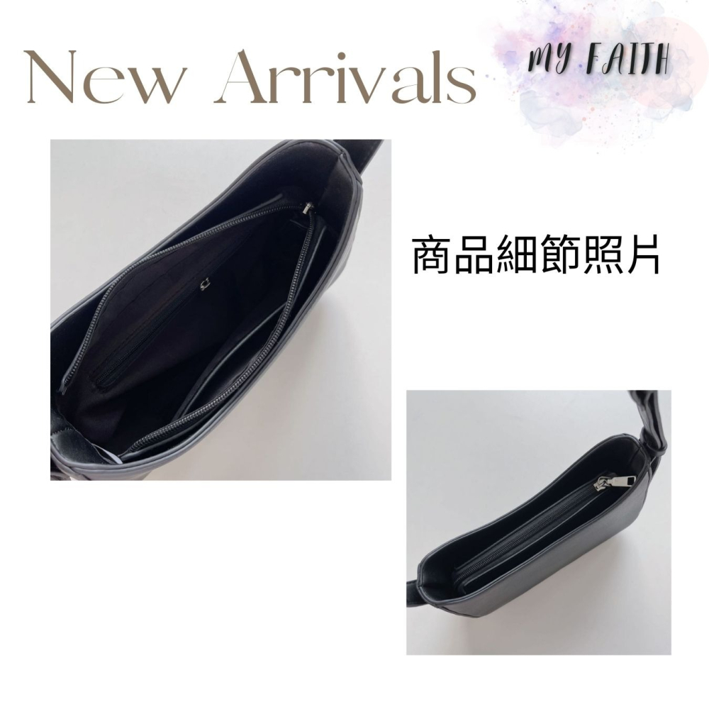 【MY FAITH】韓版簡約肩背月牙包 現貨免運 台灣賣家 生日禮物 斜背包 通勤托特包 女側背包 肩背包 正韓貨-細節圖6