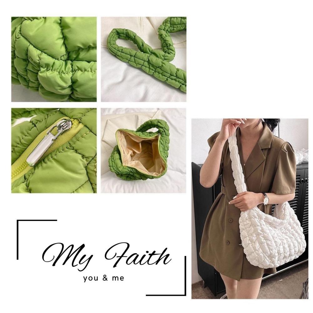 【MY FAITH】韓版雲朵泡泡包(預購款) 現貨免運 台灣賣家 生日禮物 斜背包 女側背包 肩背包 正韓貨 大容量-細節圖5