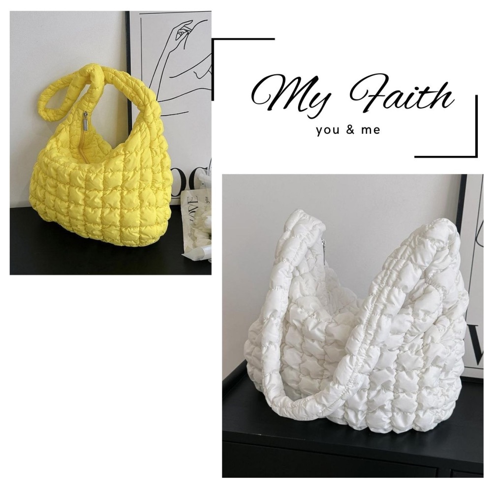 【MY FAITH】韓版雲朵泡泡包(預購款) 現貨免運 台灣賣家 生日禮物 斜背包 女側背包 肩背包 正韓貨 大容量-細節圖7