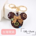 【MY FAITH】老花米奇皮革可愛吊飾鑰匙圈 裝飾包包 送禮 閨密同款 汽車鑰匙圈 手機吊飾-規格圖11