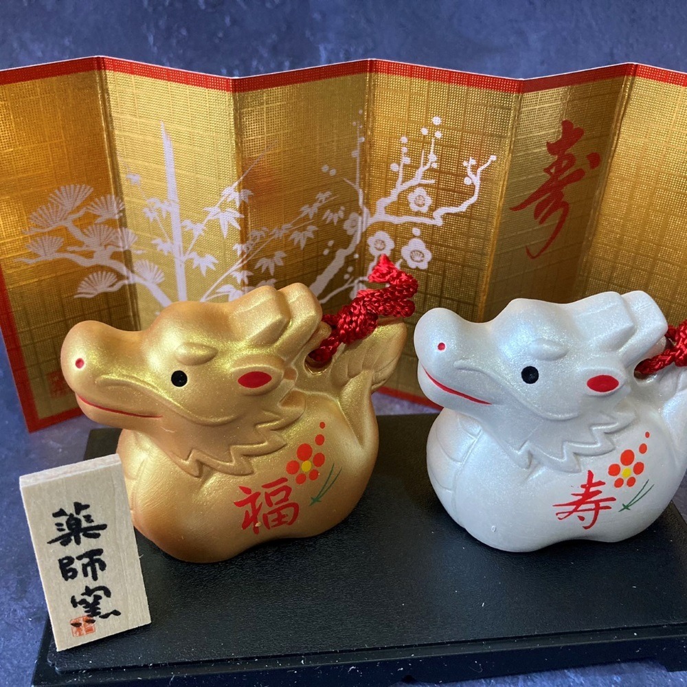 小仔的玩具窩★緣起物「現貨」藥師窯 辰年 龍 彩耀 招福壽辰 (福壽‧金銀土玲) 新年擺飾 十二生肖擺飾 新年賀禮-細節圖3