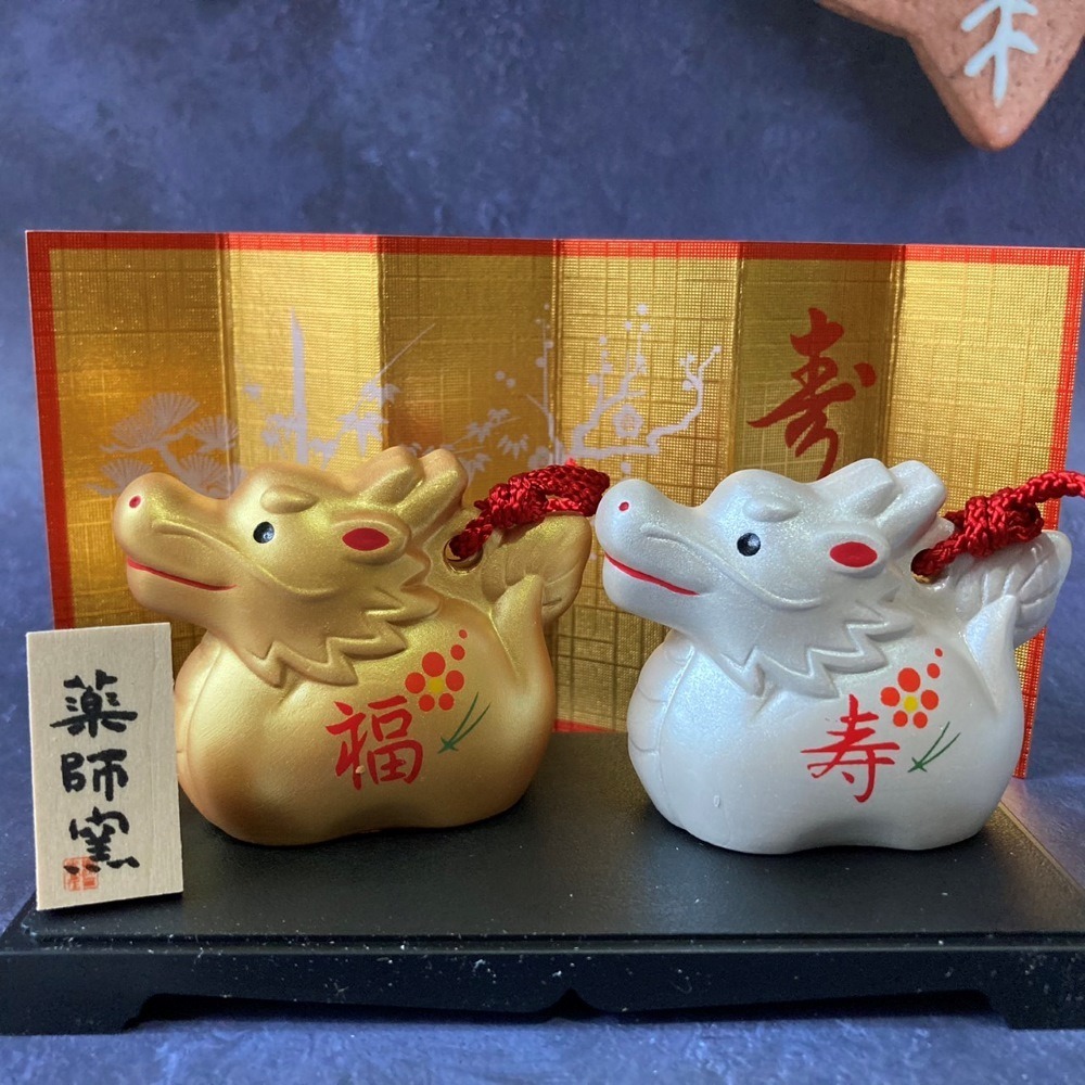 小仔的玩具窩★緣起物「現貨」藥師窯 辰年 龍 彩耀 招福壽辰 (福壽‧金銀土玲) 新年擺飾 十二生肖擺飾 新年賀禮-細節圖4