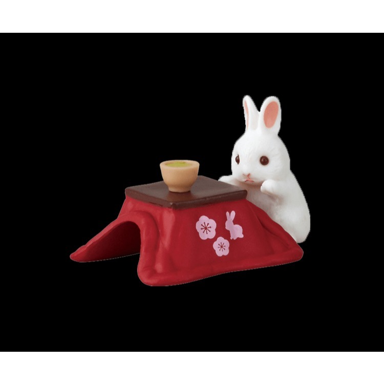 小仔的玩具窩★扭蛋「現貨」Tarlin 轉蛋 扭蛋 兔兔家中取暖篇 冬天 暖桌 取暖 暖桌 暖爐 烤火 EPOCH 兔子-細節圖4