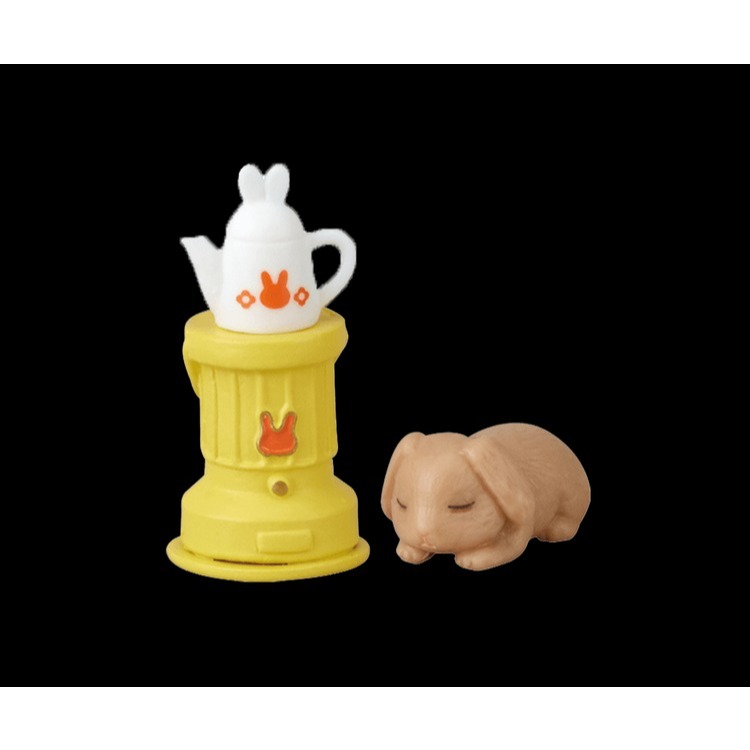 小仔的玩具窩★扭蛋「現貨」Tarlin 轉蛋 扭蛋 兔兔家中取暖篇 冬天 暖桌 取暖 暖桌 暖爐 烤火 EPOCH 兔子-細節圖6