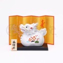 小仔的玩具窩★緣起物「現貨」藥師窯 辰年 龍  錦彩招福辰 龍虎堂 龍年大集合 辰龍 十二生肖擺飾 破魔矢-規格圖1