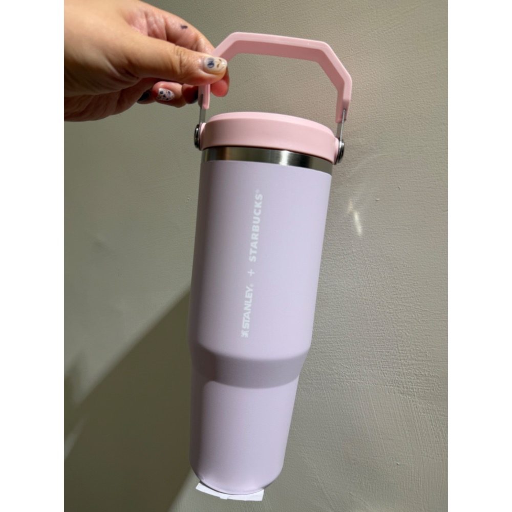 韓國星巴克史丹利聯名STARBUCKS 2026櫻花SS Blooming Stanley 保溫杯 提把冷水杯 環保杯-細節圖2