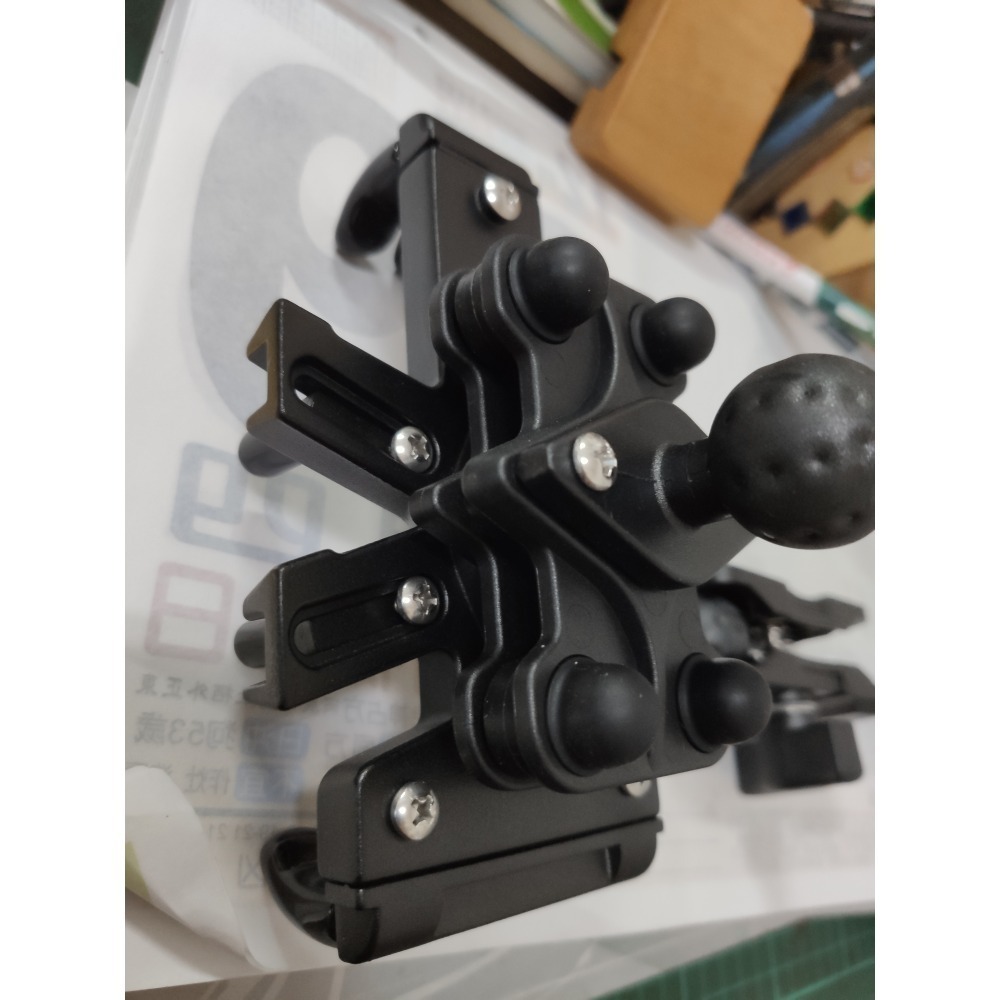 手機架 機車手機支架 鋁合金加減震塊-細節圖3