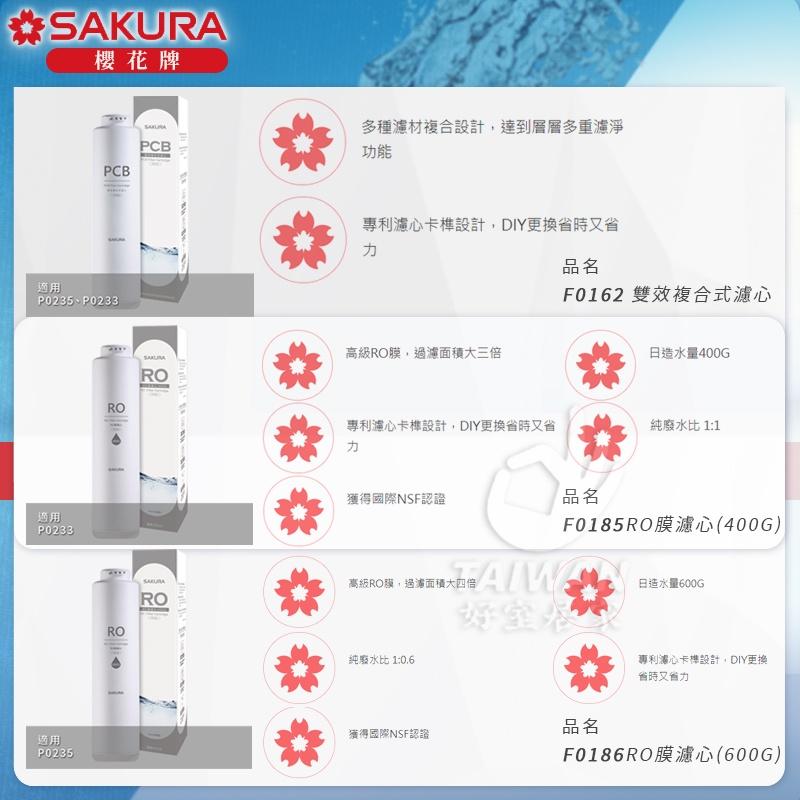 🔥現貨秒出🔥櫻花牌 RO 淨水器 SAKURA 專用濾芯系列 單隻販售 多種功能 款式 替換濾心 適用多種淨水器 歡迎詢-細節圖5