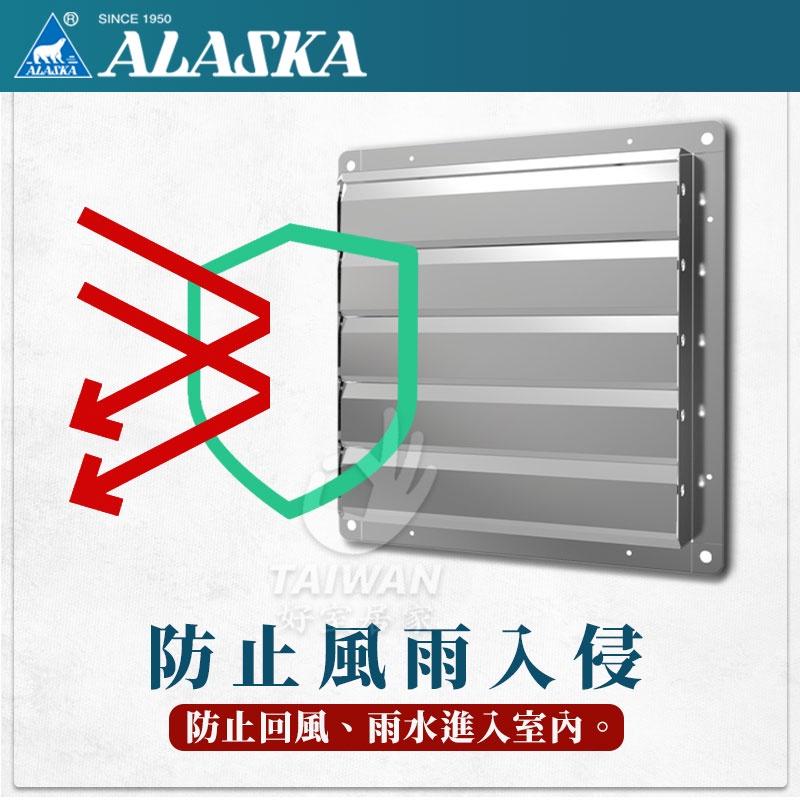 🔥現貨秒出🔥阿拉斯加 ITH-18 倍力扇 專用 排風百葉罩 空氣排出型 遮雨罩 防雨罩 排風扇 廠房 工業 擋雨板-細節圖2