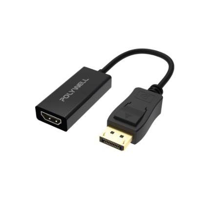 🔥現貨免運🔥POLYWELL寶利威爾 DP轉HDMI 訊號轉換器 FHD 1080P DP HDMI 轉接線-細節圖2