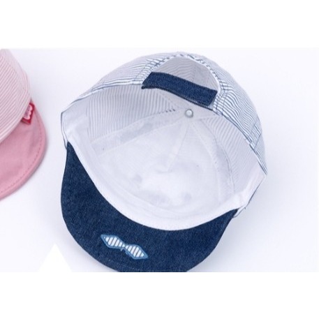 童裝  條紋可愛熊造型帽-細節圖5