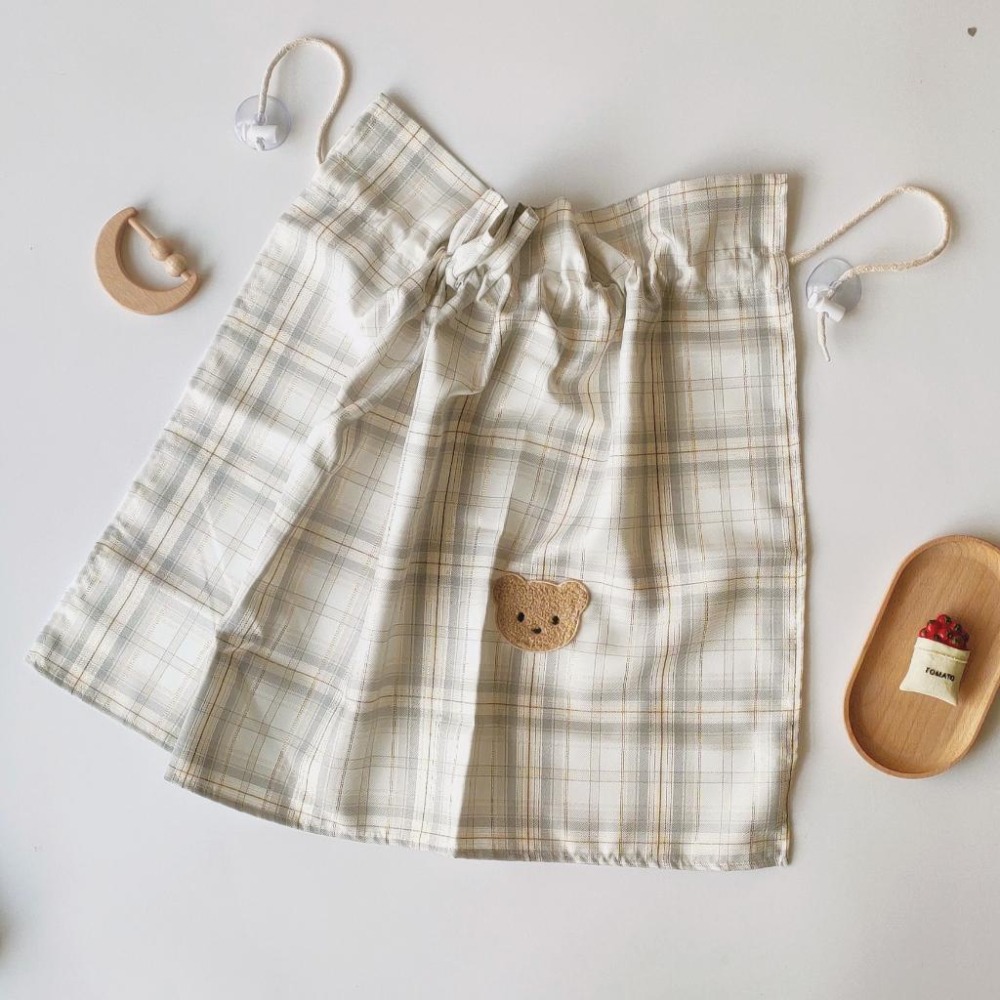 ↖快速出貨↗   韓國ins風小熊 汽車窗簾 防曬簾 寶寶防曬隔熱擋光車簾 遮陽簾棉 吸盤式窗簾-細節圖4