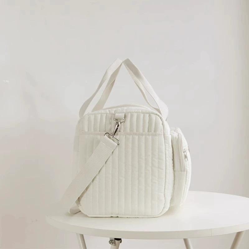 ↖快速出貨↗韓國ins 媽咪旅行包短途輕便大容量行李袋 大容量 手提斜肩包  母嬰包健身 行李包 待產包 瑜珈收納包-細節圖8