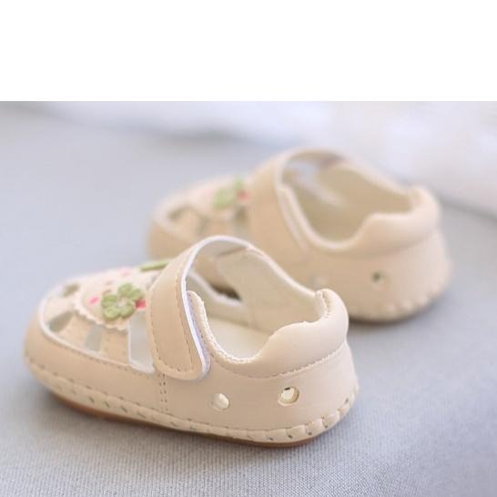 🌊 快速出貨⚡小兔縫線學步鞋 包頭涼鞋 嬰兒學步涼鞋 男女寶寶 軟底 防滑新料底-細節圖3