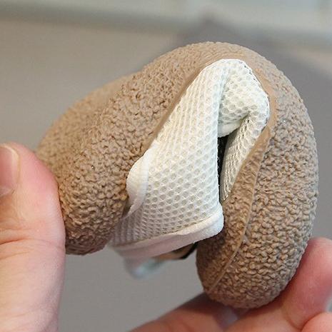 🌊 快速出貨⚡  韓風貼標小熊透氣網涼鞋 學步鞋防踢包頭學步鞋 夏季寶寶鞋子 男童女童軟底小童鞋-細節圖4