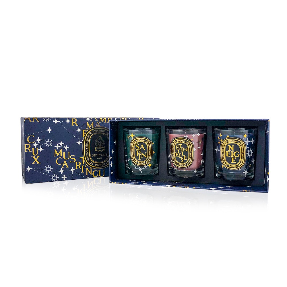 現貨｜Diptyque 2022 聖誕限量蠟燭禮盒 70g*3-細節圖2