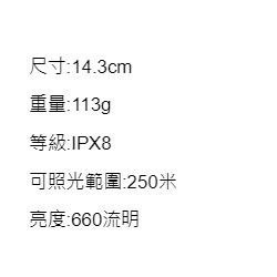 昊克-騎翼 瓦爾特 德國授權 TGS60r 警用 照明 露營 手電筒 3.7110-細節圖2