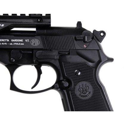 昊克-騎翼 UMAREX BERETTA M92FS XX-TREME 戰術版 加魚骨 CO2 玩具 黑色 4.5-細節圖6