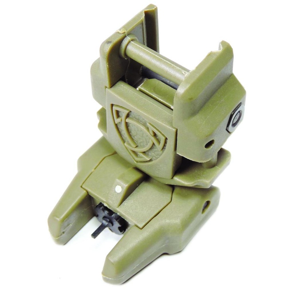 昊克-騎翼 APS 戰鬥折疊準星 輔助翻蓋前視線 電動 AEG(沙色) 玩具 GG038 D-細節圖2