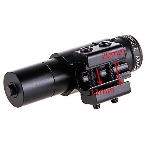 昊克-騎翼 紅外線激光瞄準器 可調整 綠色激光 手電筒 附電池充電器-細節圖5