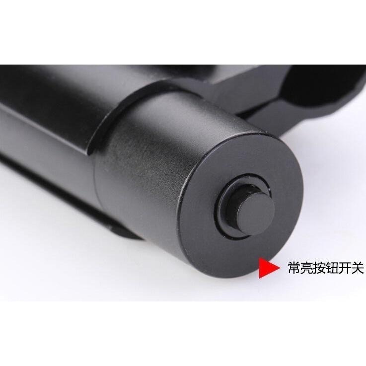 昊克-騎翼 紅外線激光瞄準器 可調整 綠色激光 手電筒 附電池充電器-細節圖6