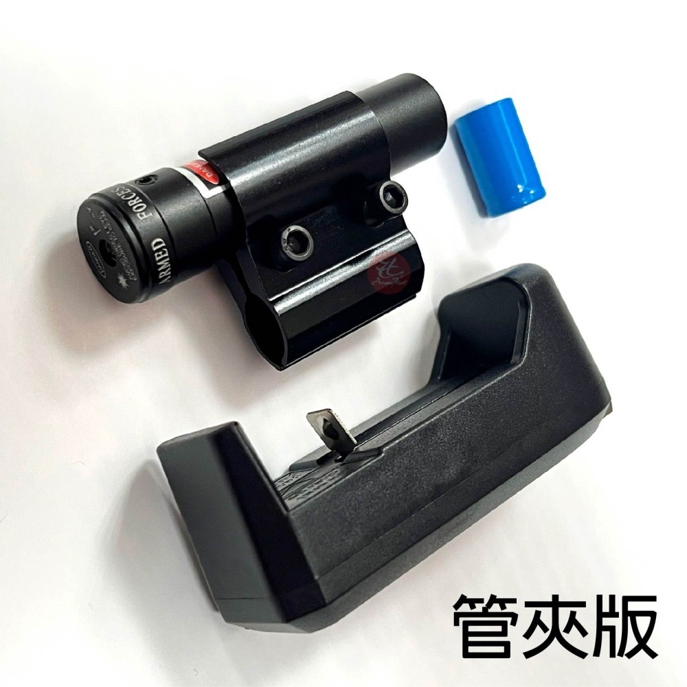 昊克-騎翼 紅外線激光瞄準器 可調整 綠色激光 手電筒 附電池充電器-細節圖10