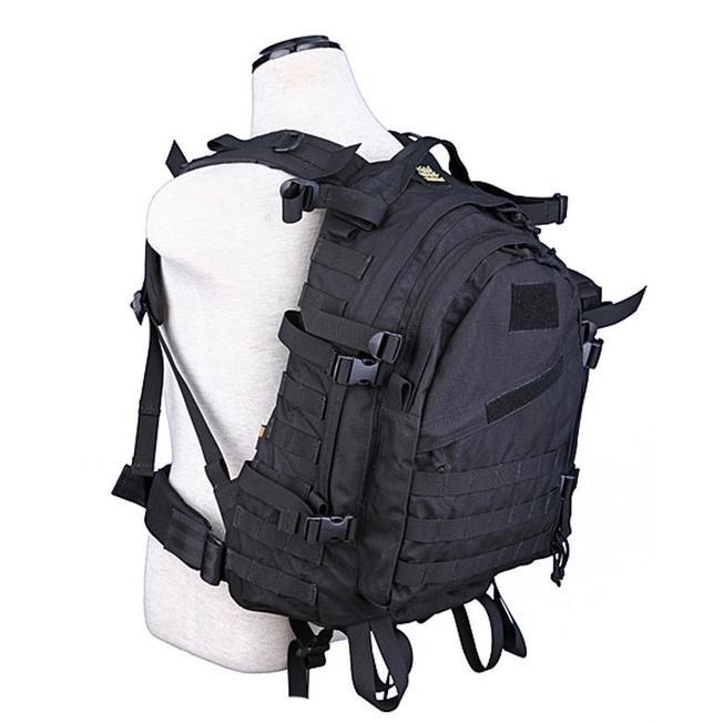 昊克-騎翼 限時下殺✅ PANTAC 大容量 多功能戰術模組化雙肩後背包 雙肩包 登山包 黑色 PK-C026<17>-細節圖3