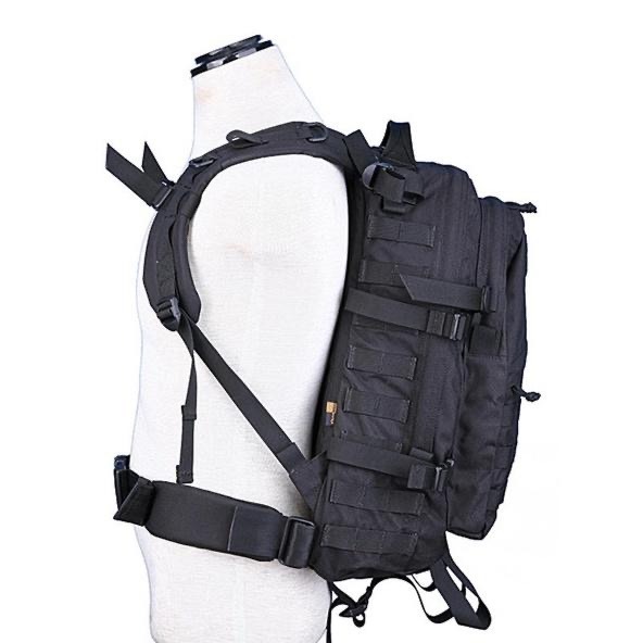昊克-騎翼 限時下殺✅ PANTAC 大容量 多功能戰術模組化雙肩後背包 雙肩包 登山包 黑色 PK-C026<17>-細節圖4