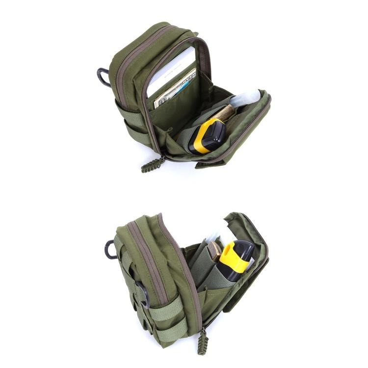 昊克-騎翼 Pantac 倖存者 戶外戰術 背心MOLLE附件包 收納包 狼棕 PH-C446-細節圖7