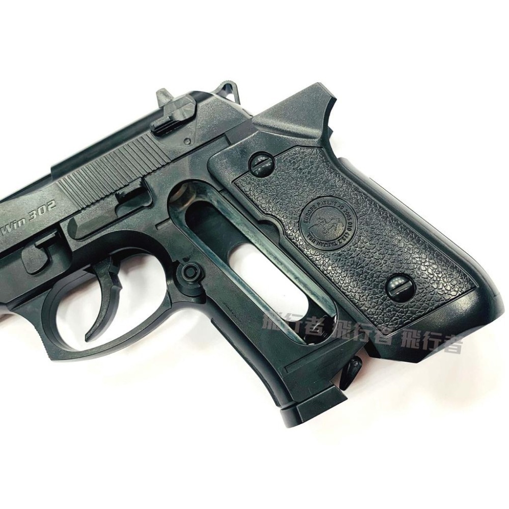 昊克-騎翼 WG 302 組合包 直壓式 ABS CO2 M9A1 生存遊戲 玩具 黑色-細節圖5