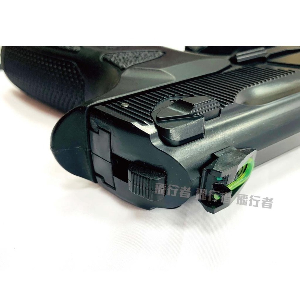 昊克-騎翼 WG306 直壓式 M9A1 CO2 玩具 黑色-細節圖6