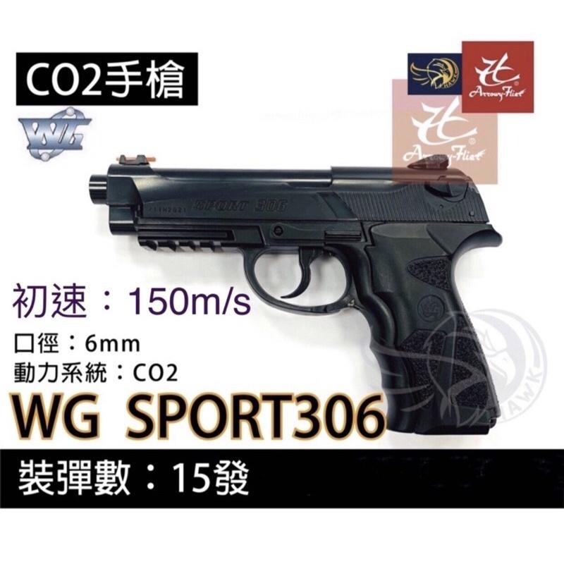 昊克-騎翼 WG306 直壓式 M9A1 CO2 玩具 黑色-細節圖2