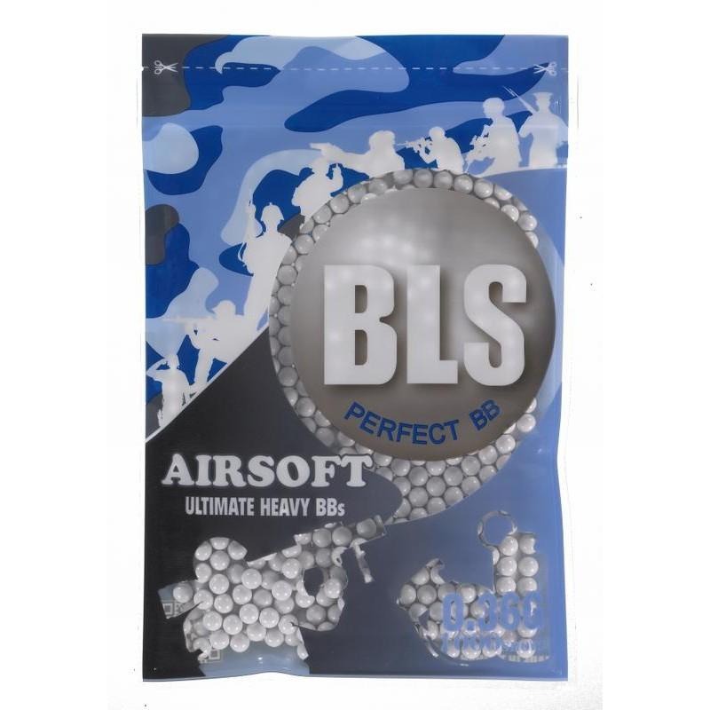 昊克-騎翼 BLS 0.36g 1000入裝 6mm 加重 精密 BB 白色 消耗-細節圖2