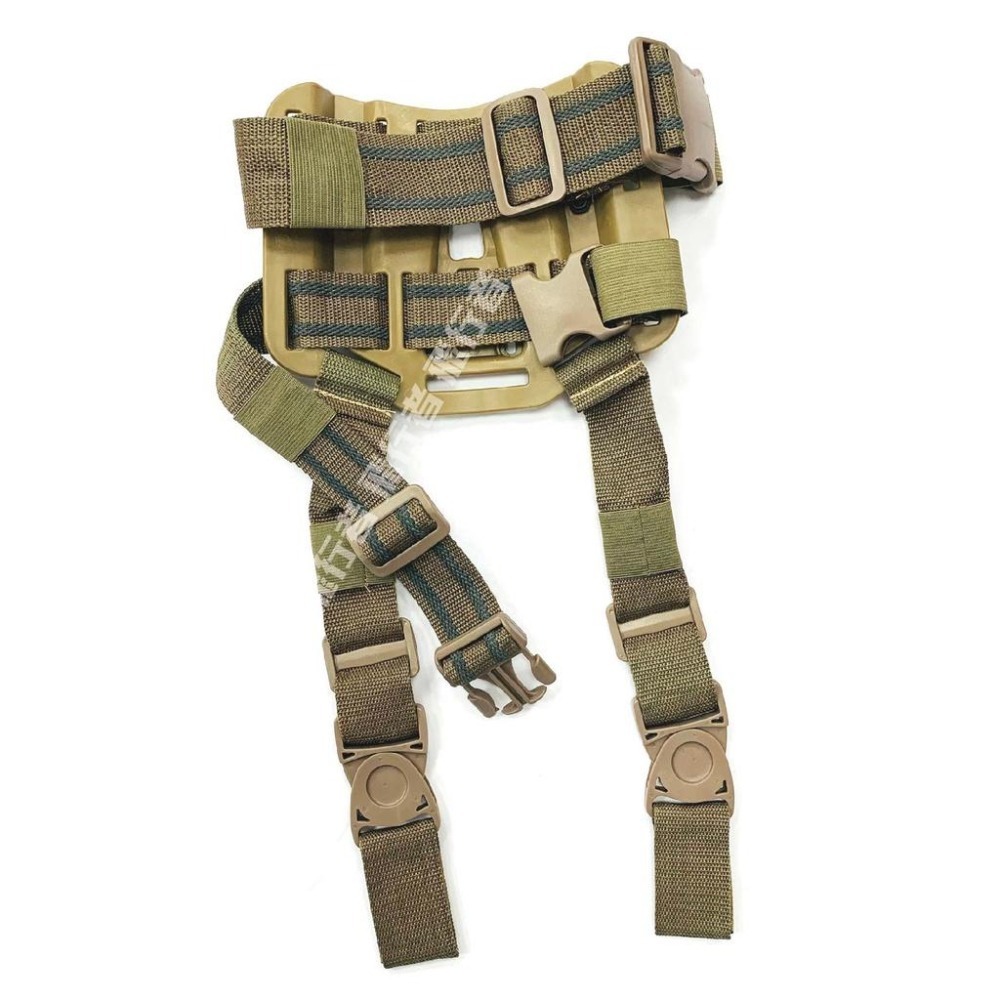 昊克-騎翼 限時下殺✅【原廠】PANTAC CQC腿掛版OD MOLLE系統 戰術綁腿裝置 軍迷道具 棕色-細節圖3