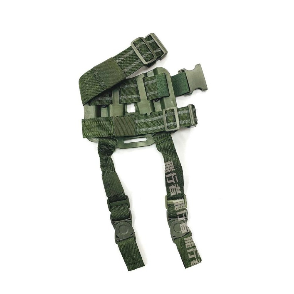 昊克-騎翼 限時下殺✅【原廠】PANTAC CQC腿掛版OD MOLLE系統 戰術綁腿裝置 軍迷道具 綠色-細節圖2