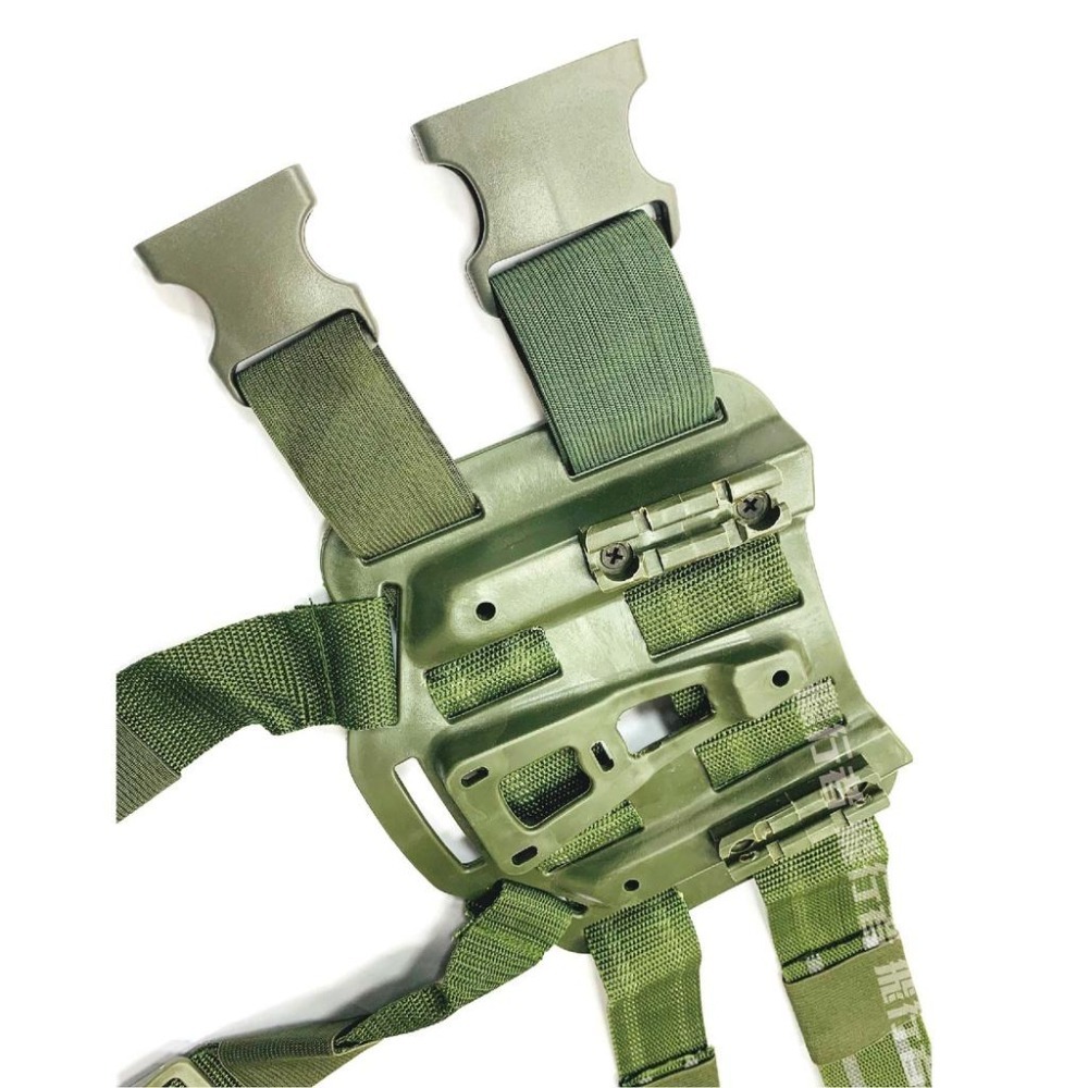 昊克-騎翼 限時下殺✅【原廠】PANTAC CQC腿掛版OD MOLLE系統 戰術綁腿裝置 軍迷道具 綠色-細節圖3