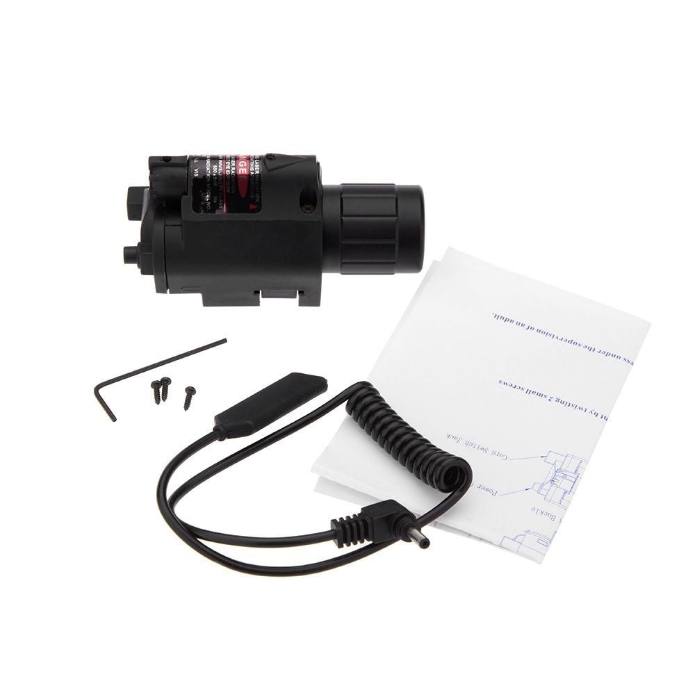 昊克-騎翼 laser sight 激光戰術 手電筒 LED 紅光激光含掛燈一體 紅色激光-細節圖3