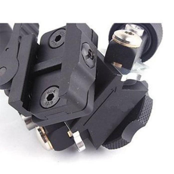 昊克-騎翼 360度旋轉V8腳架 鋁合金 輕巧快拆式 20cm軌道可用-細節圖4