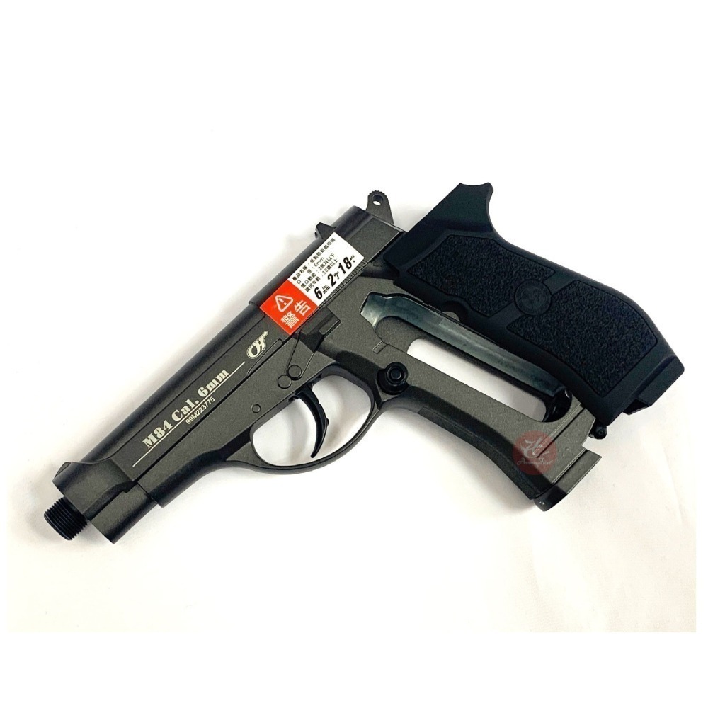 昊克-騎翼 WG301 M84 CO2 直壓式 普通版 滅音管 版本 全金屬 BB槍-細節圖5