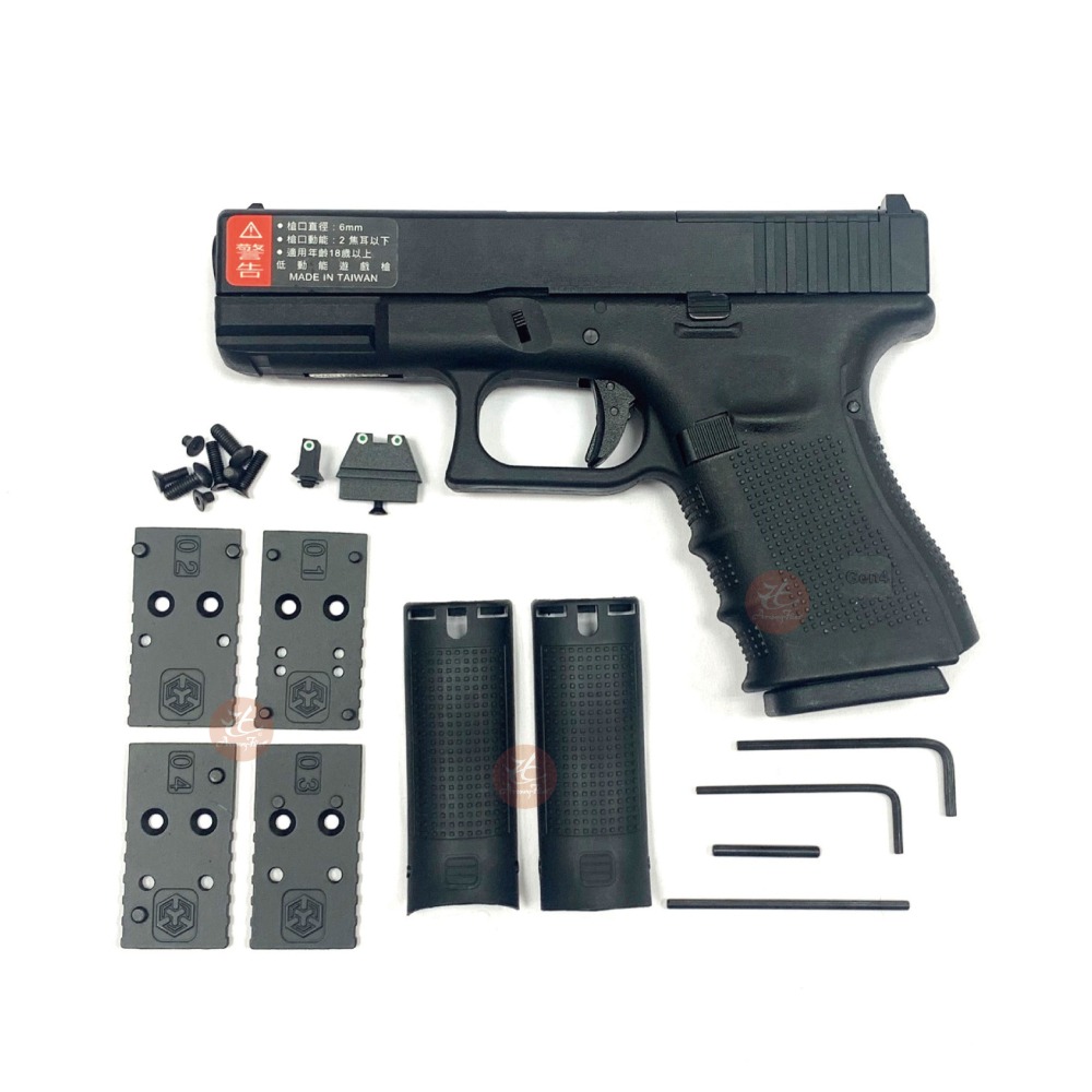 昊克-騎翼 WE G19 Gen4 MOS版 瓦斯 玩具模型-細節圖5