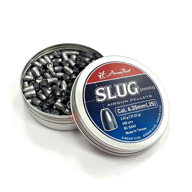 昊克-騎翼 台製 空氣槍專用鉛彈 6.35mm 2.41g 200入 小米彈 耗材-細節圖2