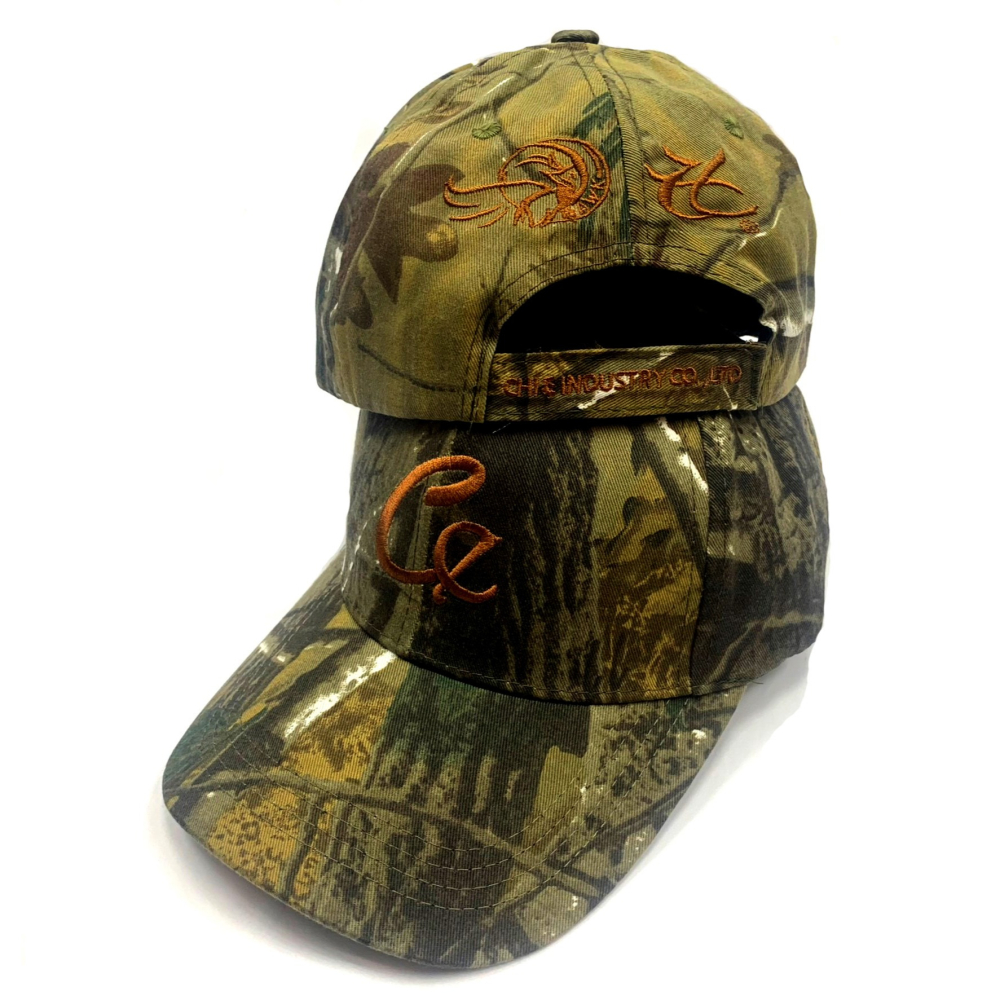 昊克-騎翼 叢林迷彩 CE 刺繡 LOGO 鴨舌帽 老帽 迷彩帽 帽子-細節圖4