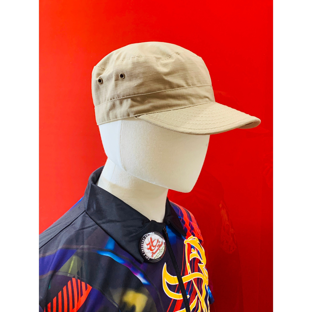 昊克-騎翼 小兵帽 棒球帽 沙色 生存遊戲 L號-細節圖2